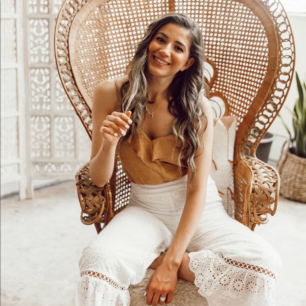 COPY - Storia Lace Eyelet Flare Pants